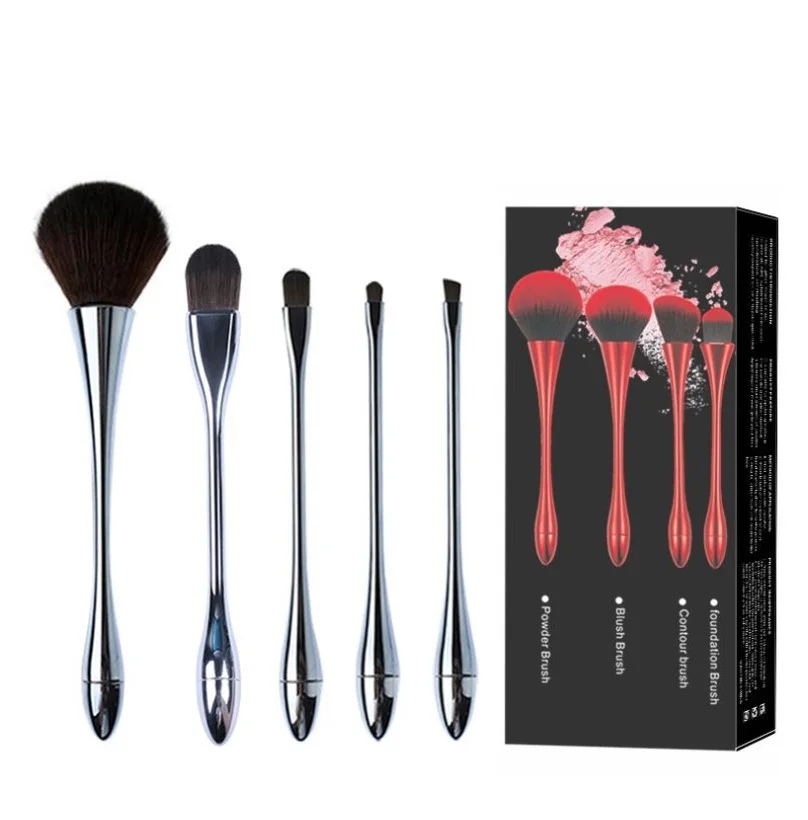 Набор кистей для макияжа пудра румяна тени век консилер Кисть губ косметика