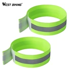 Детские Светоотражающие Полоски, 1 пара, предупреждающая Предупреждение та для ночных занятий спортом, бега, велоспорта, подвязка брюк, отражающие ремни для рук и ног