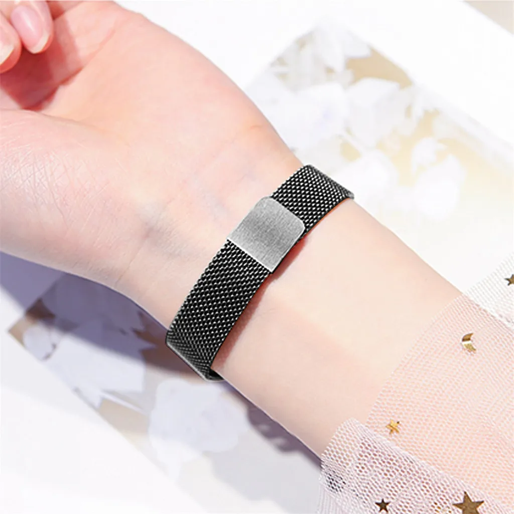 Women's Magnet Buckle Mesh Belt Watches Quartz Analog Round Wrist Watch wrist watch women bracelet часы женские | Наручные