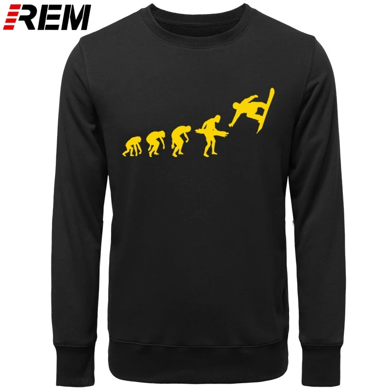 Эволюция Сноуборд мужской бутик Новые Топы из чистого хлопка с длинным рукавом