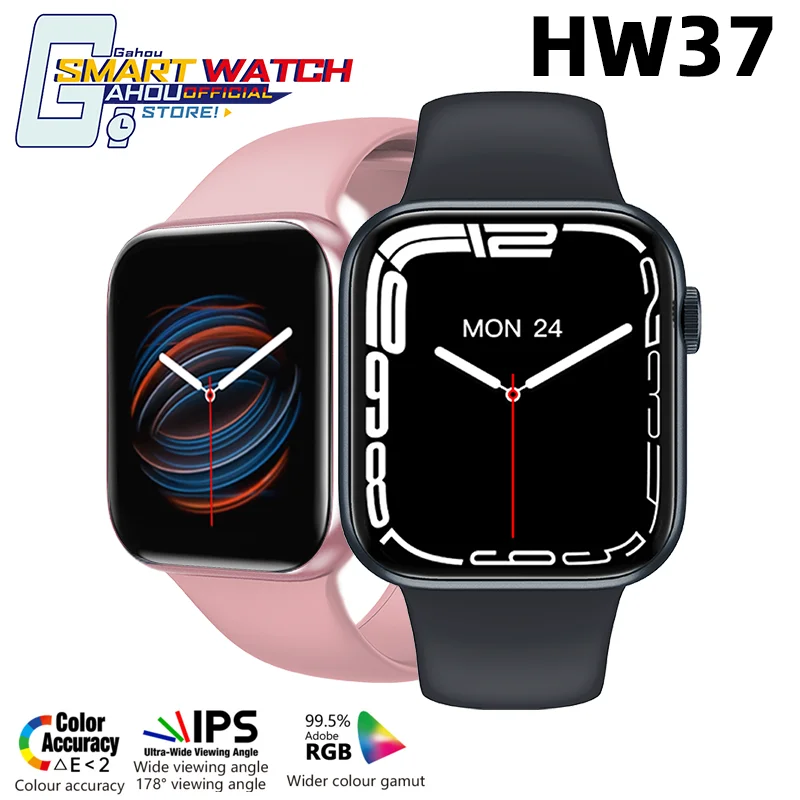 

Reloj smartwatch Mujer IWO 14 Pro Max Serie 7 Smart Watch Men 2021 HW37 GPS Bluetooth Call Fitness Tracker PK W37 PRO X8 MAX