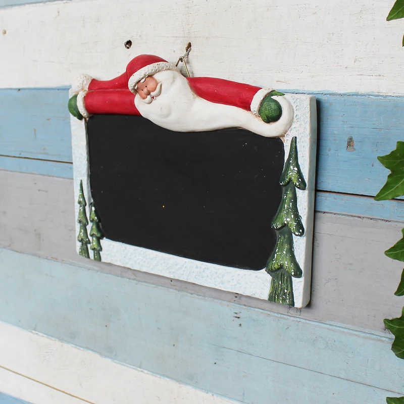 

Wall Small Chalkboard Resin Retro Christmas Ornaments