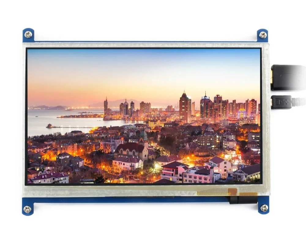 800*480 7-дюймовый емкостный сенсорный ЖК-экран типа B для Raspberry Pi BB черный