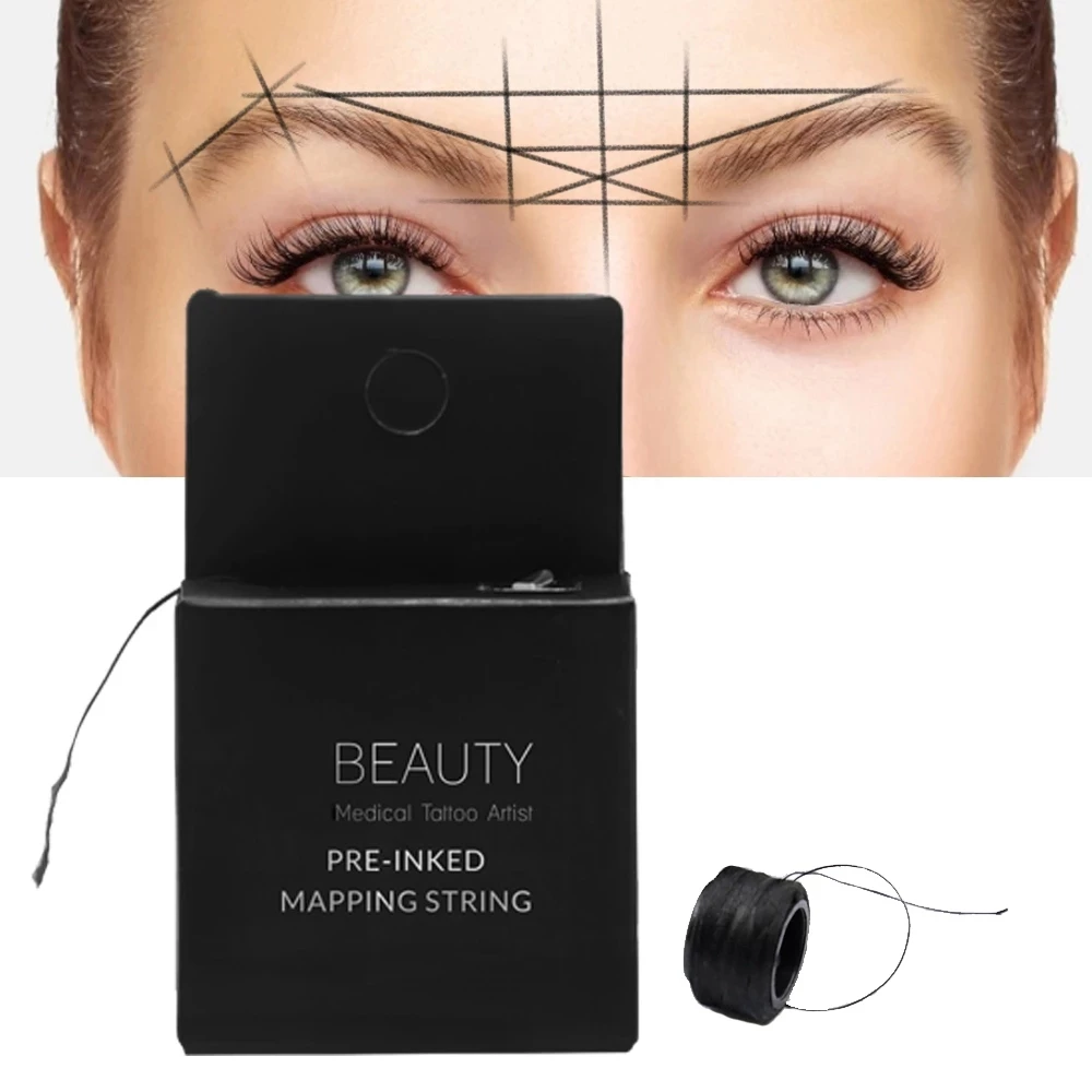 Микроблейдинг предварительно Встраиваемая пигментная струна для бровей