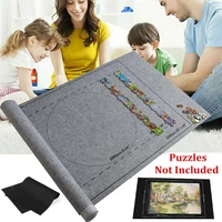 3colors game pad organizer blanket rolling jigsaw storage mat puzzle saver felt pad storage blanket