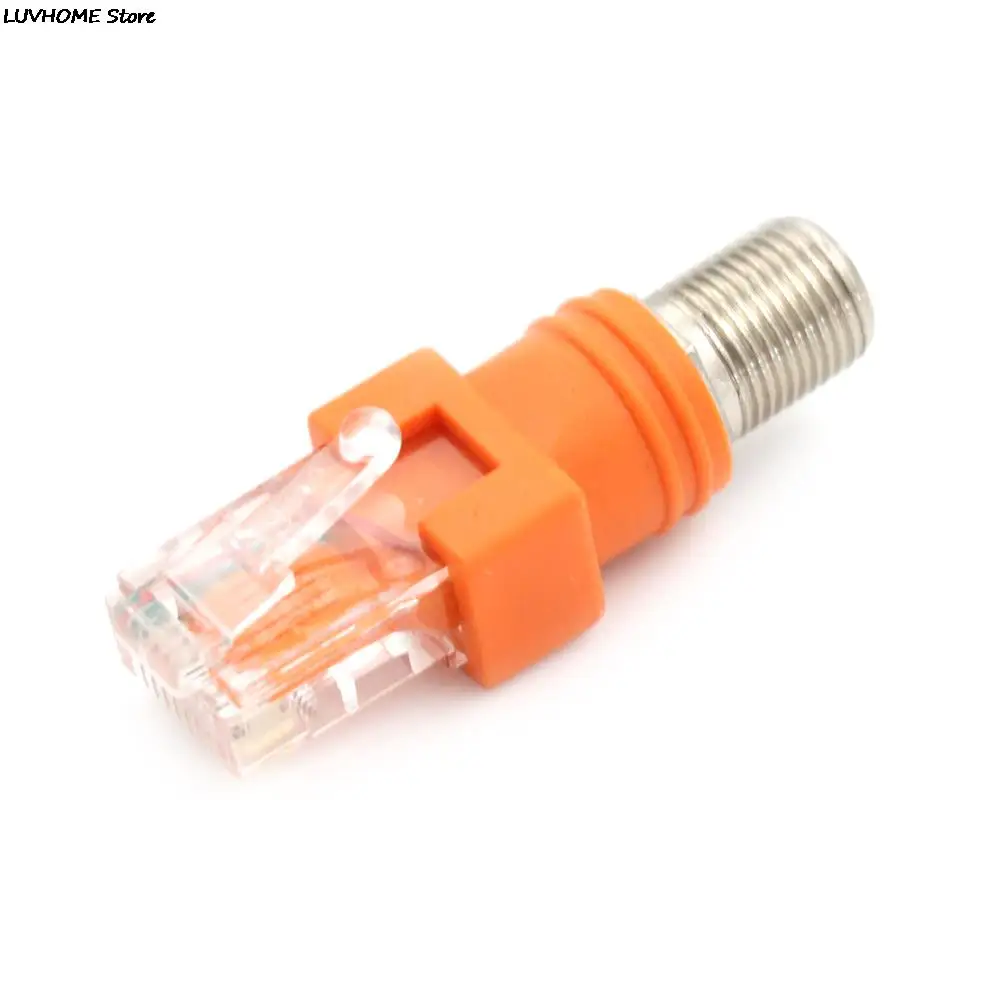 

Женский коаксиальный цилиндрический соединитель Адаптер RJ45 к RF RJ45 штекер к F разъему