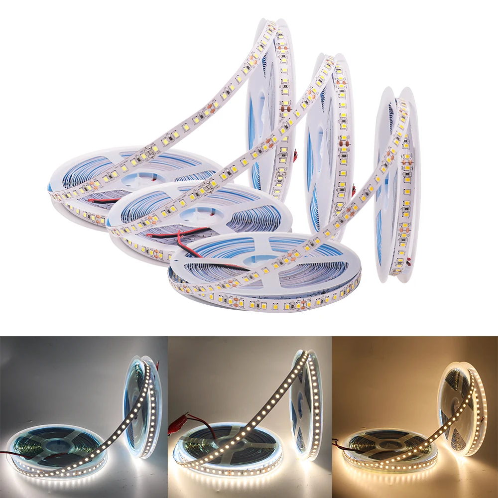 Новинка 12 в 24 В 2835 SMD Светодиодная лента 60 Светодиодный s/m 240 светодиодный s/m водонепроницаемый гибкий светодиодный светильник Прямая поставка