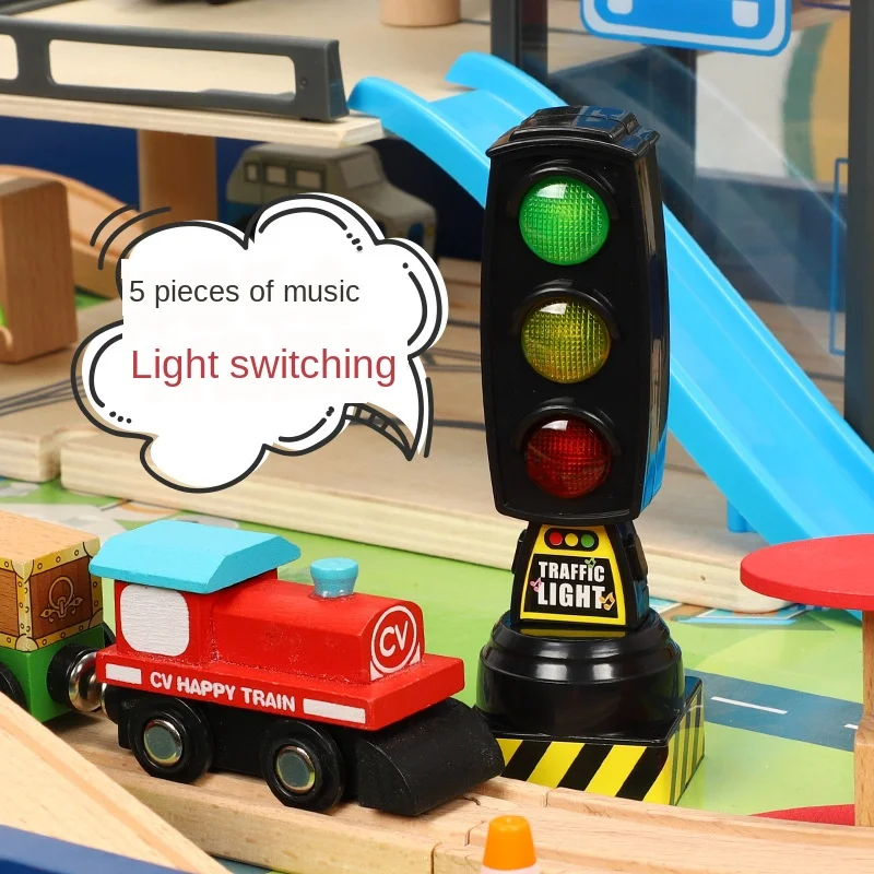 Игрушечный светильник для моделирования дорожного движения дорожный сигнальный