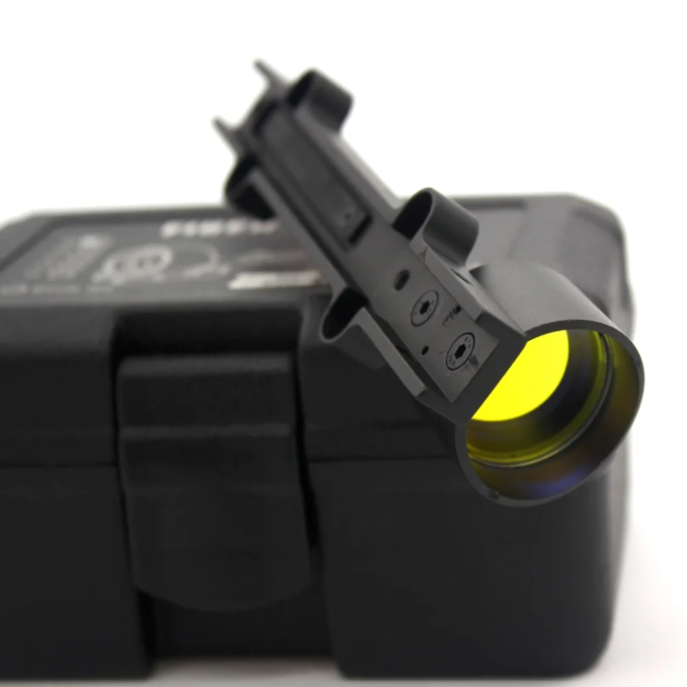 

Metal lightweight green/red fiber 1x Red dot sight scope fit rib rail hunting shooting - R22