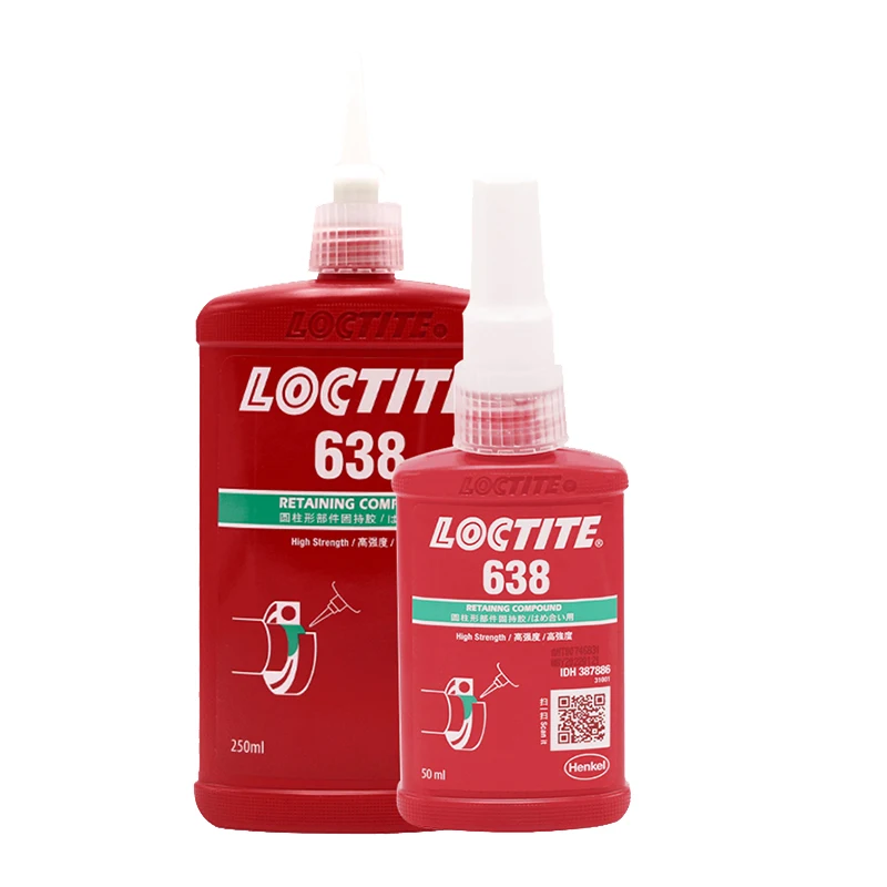 

50ml/250ml Loctite 638 Cylindrical Parts Holding Glue High Strength High Temperature Bearing Fastening Glue Anaerobic Adhesive