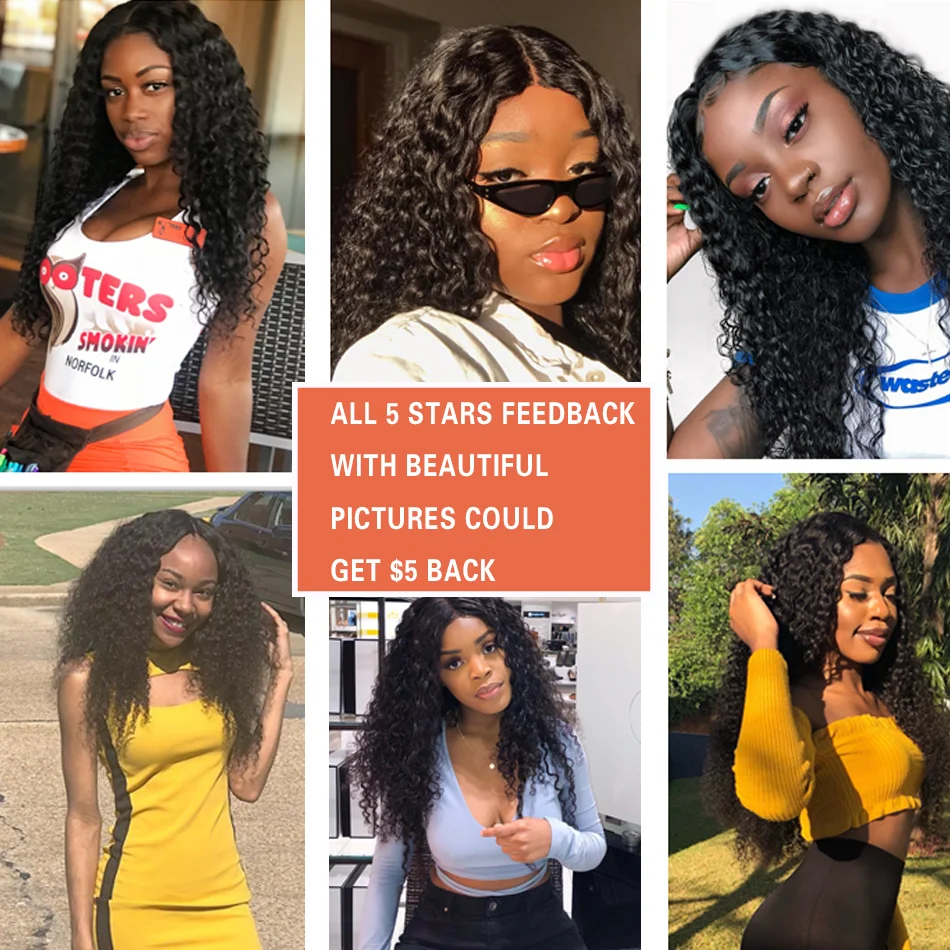 Пряди кудрявых волос с закрытием монгольские волосы переплетения пучки не Реми