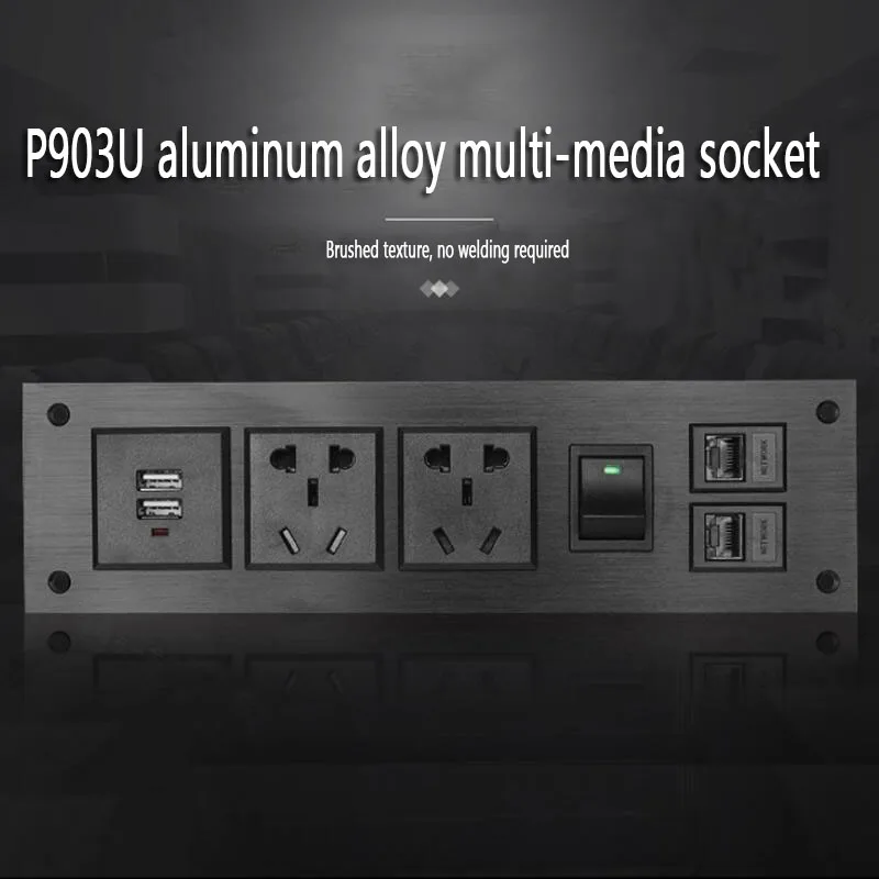 Панель из алюминиевого сплава 86 разъемов Vga Hdmi 3pin Xlr Rj45 сетевой домашний гостиничный номер Ktv настенный Vga Hdmi монтажная плата