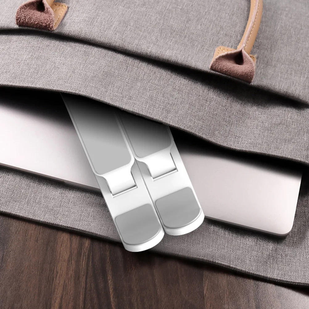 

Adjustable Foldable Laptop Tablet Stand Portable Desktop Holder Mounts Non-slip Bottom SAL99