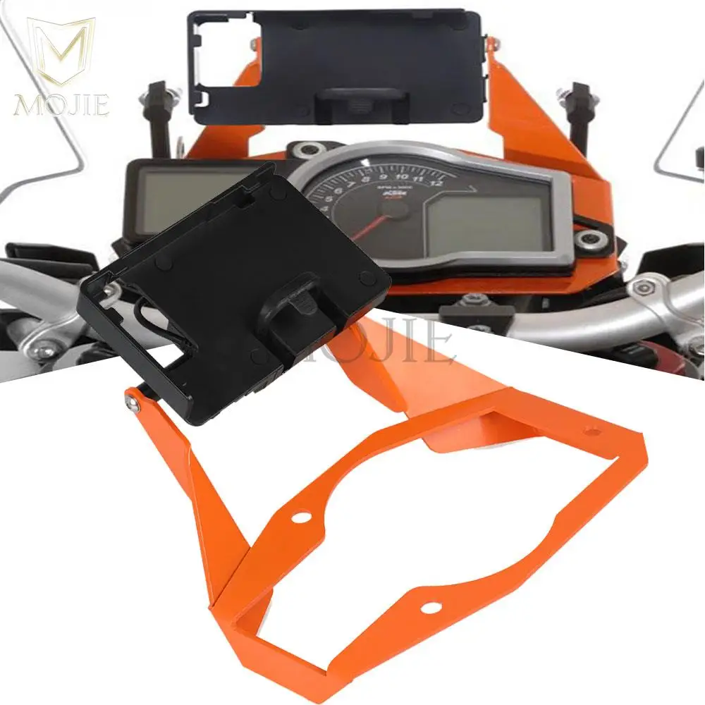 

For 1090/1190 Adventure R 2016 2017 2018 2019 2020 2021 Moto USB Charger Mobile Phone Holder Stand Bracket GPS navigation stand