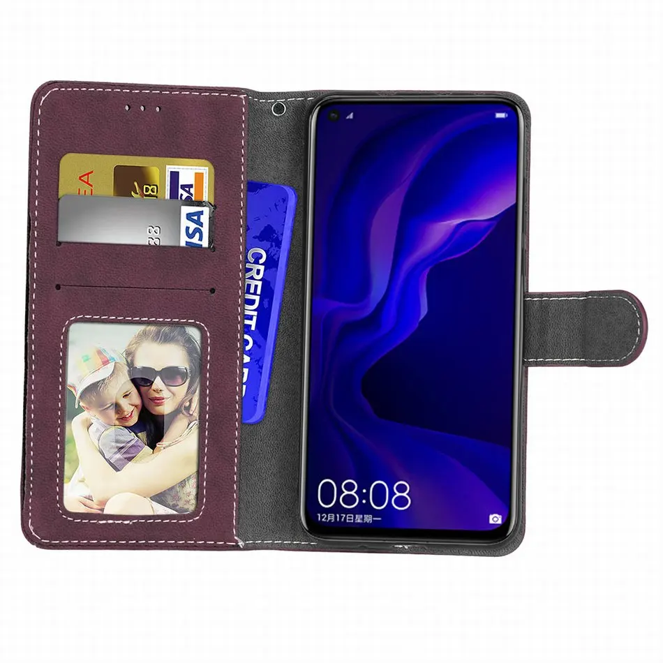 Plain Wallet Cover For Bags LG Stylo 4 5 Q8 G8 ThinQ K40 K12 Card Slot Couqe Man Leather Phone Case Zipper Flip Funda DP27H
