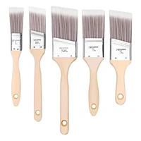 beginners easy grip nylon bristle painter hand tools home diy portable ceramic glaze brush set multifunction wall treatment