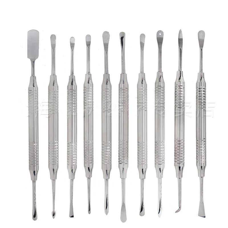 10Pcs Double Ends Dental Implant Periosteal Elevator Tool for Reflecting & Retracting Splitter Separator dental surgical tools