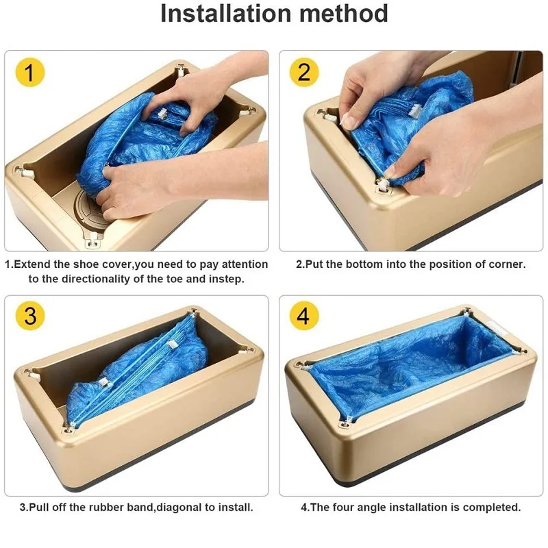 

Automatic Shoe Cover Dispenser Household Portable Shoe Covers Machine Smart Shoe Cover Dispenser Corona Dropshipping