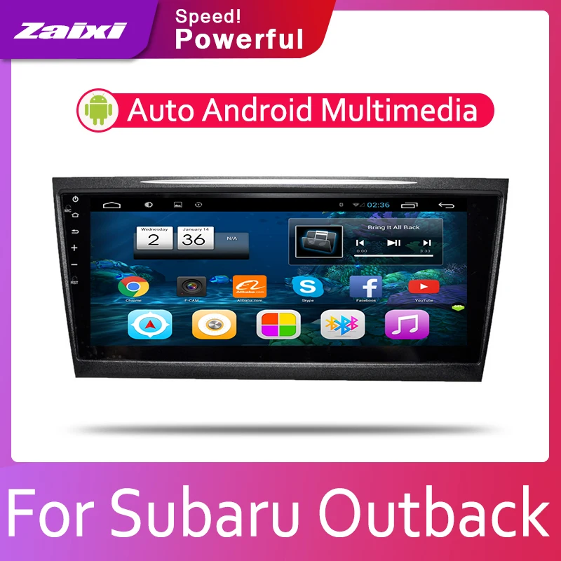Автомобильная система Android ZaiXi 1080P IPS ЖК экран для Subaru Outback 2017 ~ 2019 автомагнитола с GPS