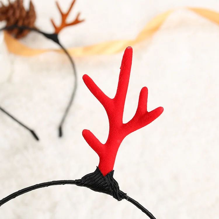 Navidad Pora Микки уши Минни косплей Pops милый маленький олень головной убор с рогом