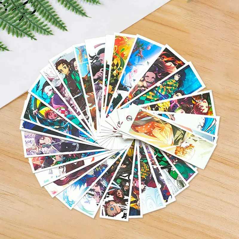 

1Pcs Anime Demon Slayer Bookmarks Creative DIY Decoration Book Folder Stationery Student Office Supply