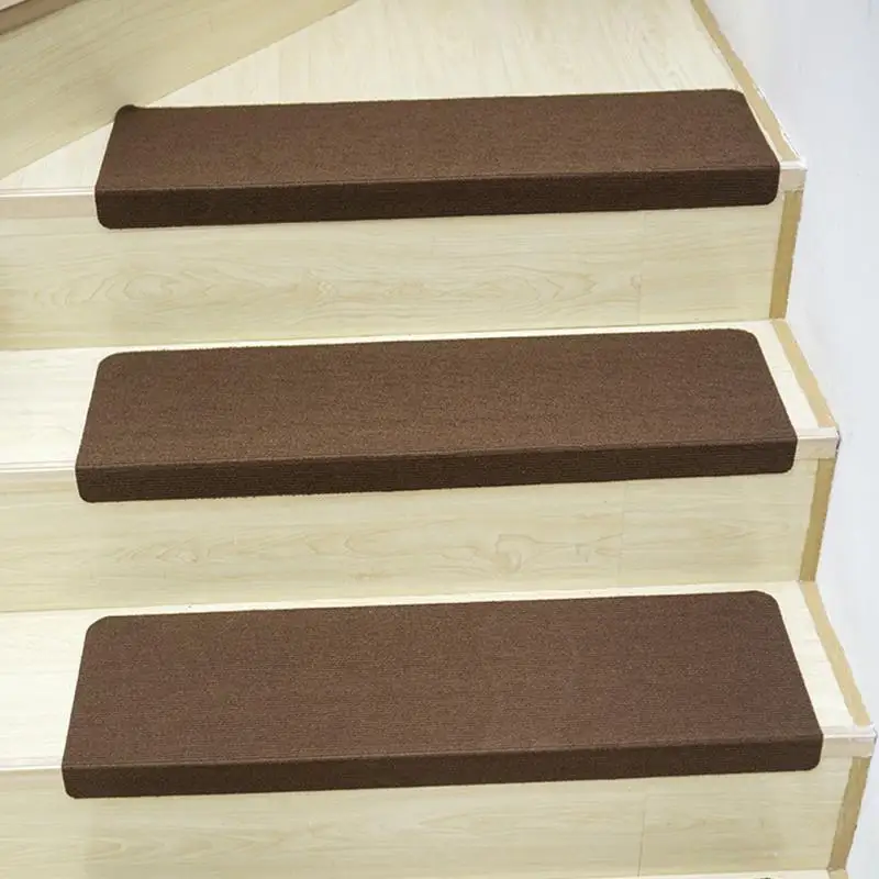 3 шт./компл. Нескользящие Коврики для лестниц ПВХ многоразовый клейкий звук