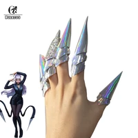 rolecos game lol cosplay kda evelynn costume prop 10 finger hand accessories kda evelynn accessories