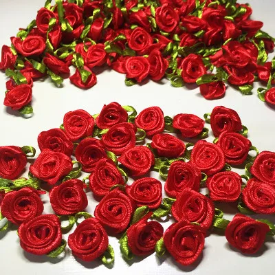 10 шт. хлопковые нашивки с цветочной аппликацией в виде Розы|Заплатки| |