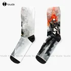 Разбавитель-Genshin ударные носки Веселые носки для женщин индивидуальный заказ Унисекс Взрослые Молодежные носки 360  цифровой принт забавные носки
