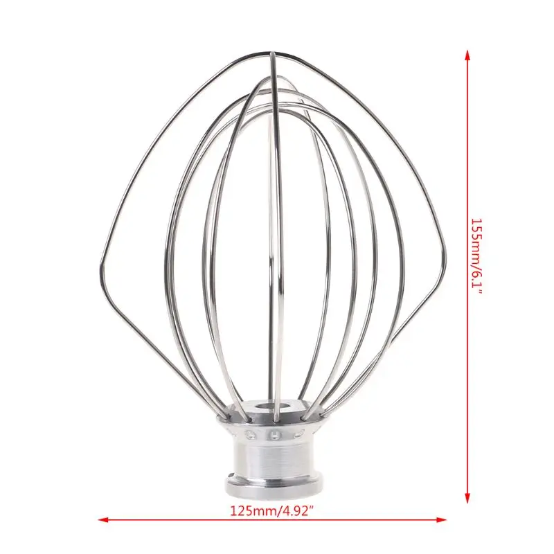 

304 Stainless Steel Wire Whip Electric Mixer Attachment For KitchenAid K45WW 9704329