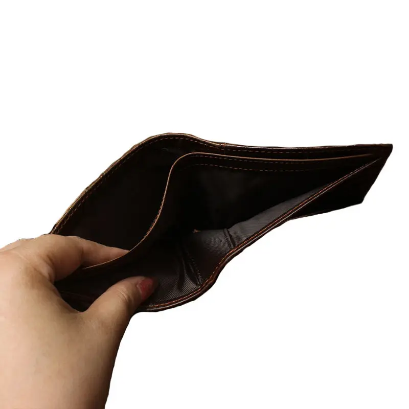 Мужской кошелек из натуральной кожи кредитница в европейском стиле мужские