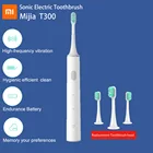 Оригинальная звуковая электрическая зубная щетка Xiaomi Mijia T300 с длительным сроком службы батареи, Mi зубная щетка, высокочастотный Вибрационный магнитный двигатель