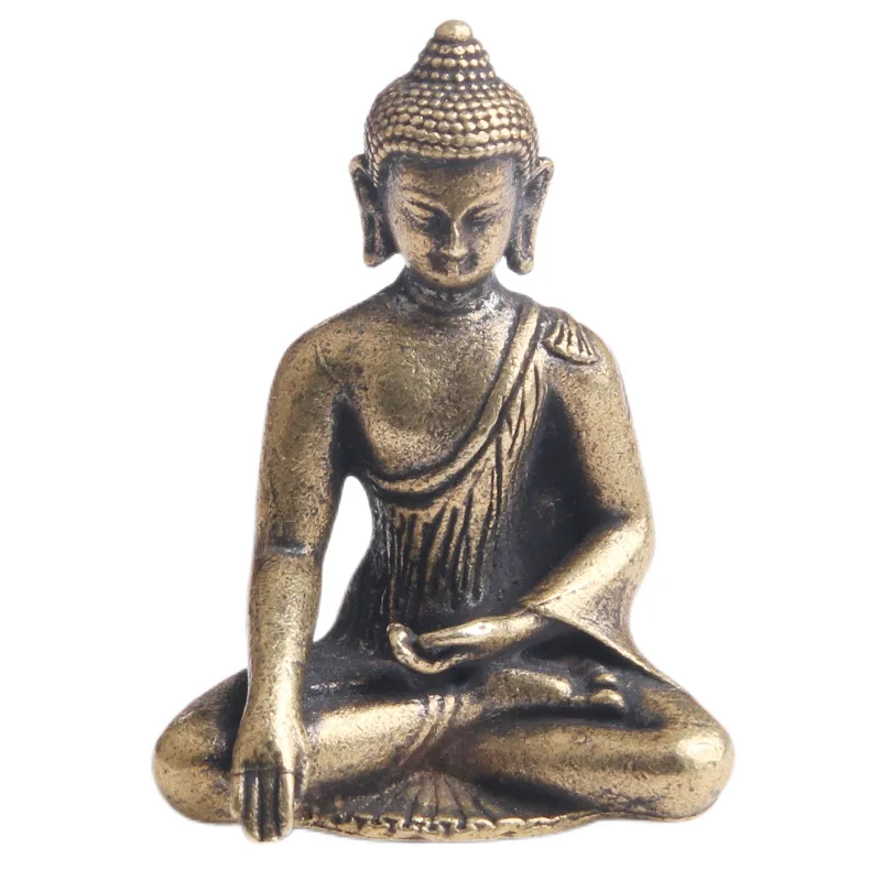 

Латунные настольные украшения old siddhattha gotama, антикварные коллекции wenwan, статуи Будды, украшения, бронзы, оптовая продажа.