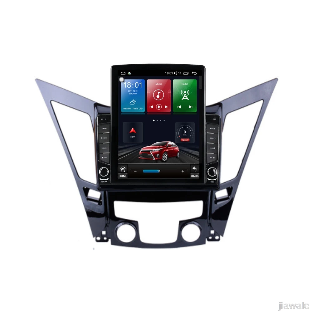 

9.7" octa core tesla style vertical screen Android 10 Car GPS video Multimedia for Hyundai i45 Sonata 2011-2014