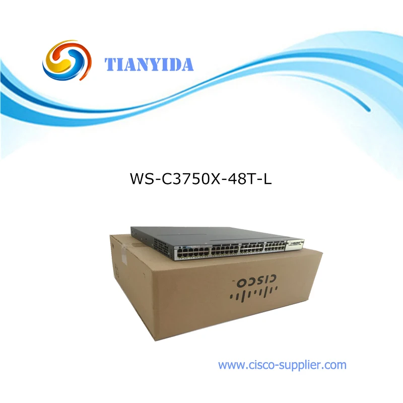 WS-C3750X-48T-L Catalyst 3750X 48 порт данных LAN базовый сетевой коммутатор | Компьютеры и офис