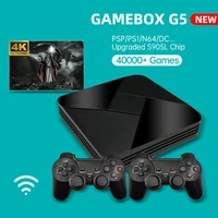 powkiddy gamebox g5 s905l wifi 4k hd super x console 40000 retro classic game mini tv box video player for ps1 psp n64 mame dc