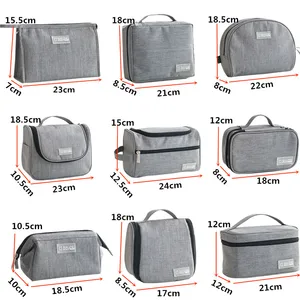 Набор туалетных принадлежностей для мужчин, женщин, мужчин, многофункциональная сумочка-косметичка, коробка для макияжа Косметичка-органайзер, для путешествий, для хранения туалетных принадлежностей