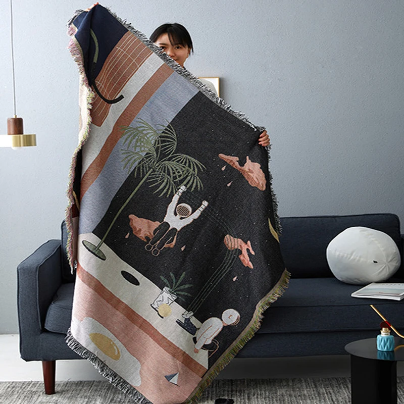 Диванные Одеяло Многофункциональный пространство украшение для путешествия