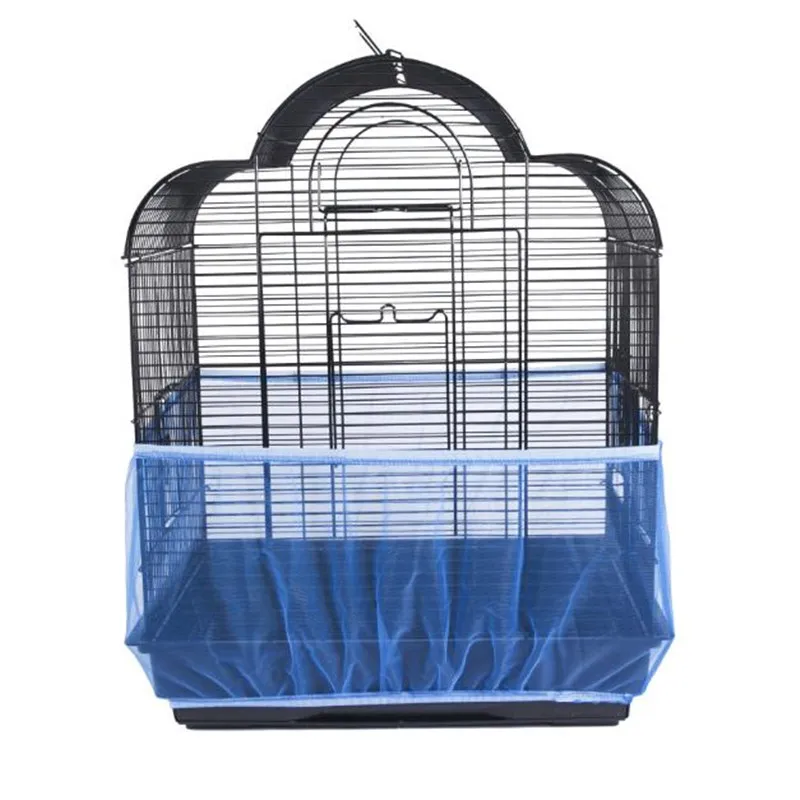 Нейлоновая сетка рецептор семян птица крышка попугая мягкая легкая чистка