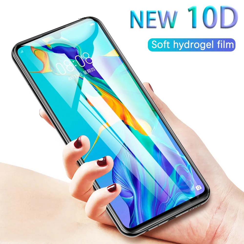 Защитная пленка для Motorola Moto One Action Full Cover мягкая Гидрогелевая HD | Мобильные