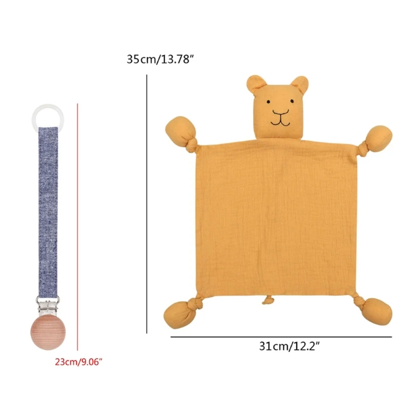 

4 Pcs/set Soft Newborn Baby Sleeping Dolls Kids Fashion Sleep Toy Soothe Appease Towel Bib Rainbow Teether for Xmas Gift