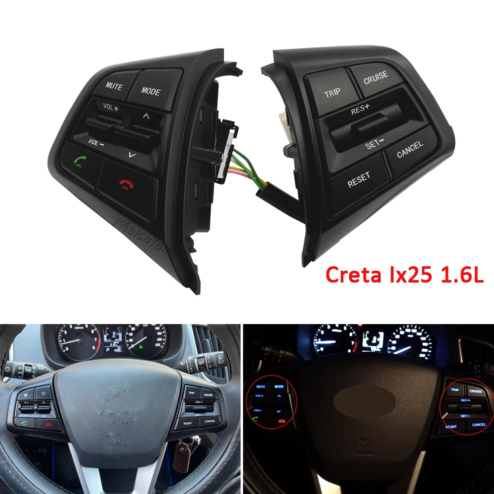 Кнопка управления круиз-контролем на Руль Телефона Для Hyundai ix25 creta 1 6 2 0 2016-2019