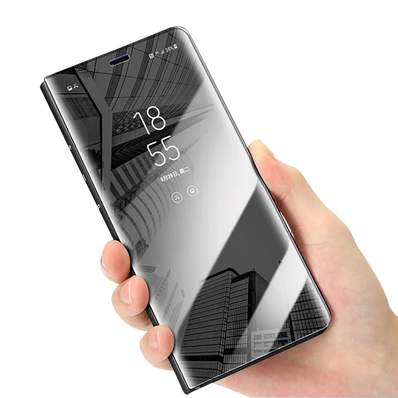 Note 9 зеркальный флип-чехол для samsung Galaxy J3 J7 J5 2017 кожаный 8 5 4 задняя крышка - купить