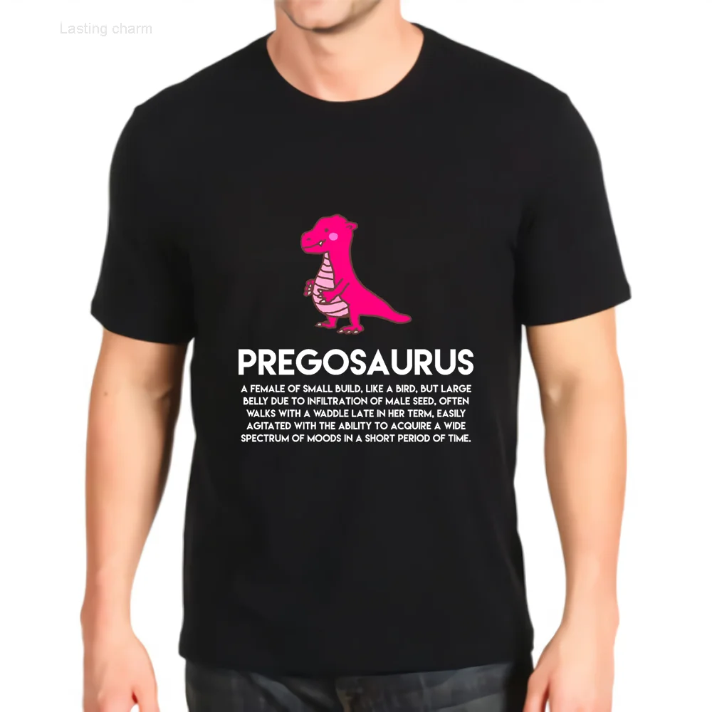 

Lasting charm Fashion Printed Tshirt New Pres Definition Funny Pregnancy Loose Maatwerk Ts Top Men Costomible