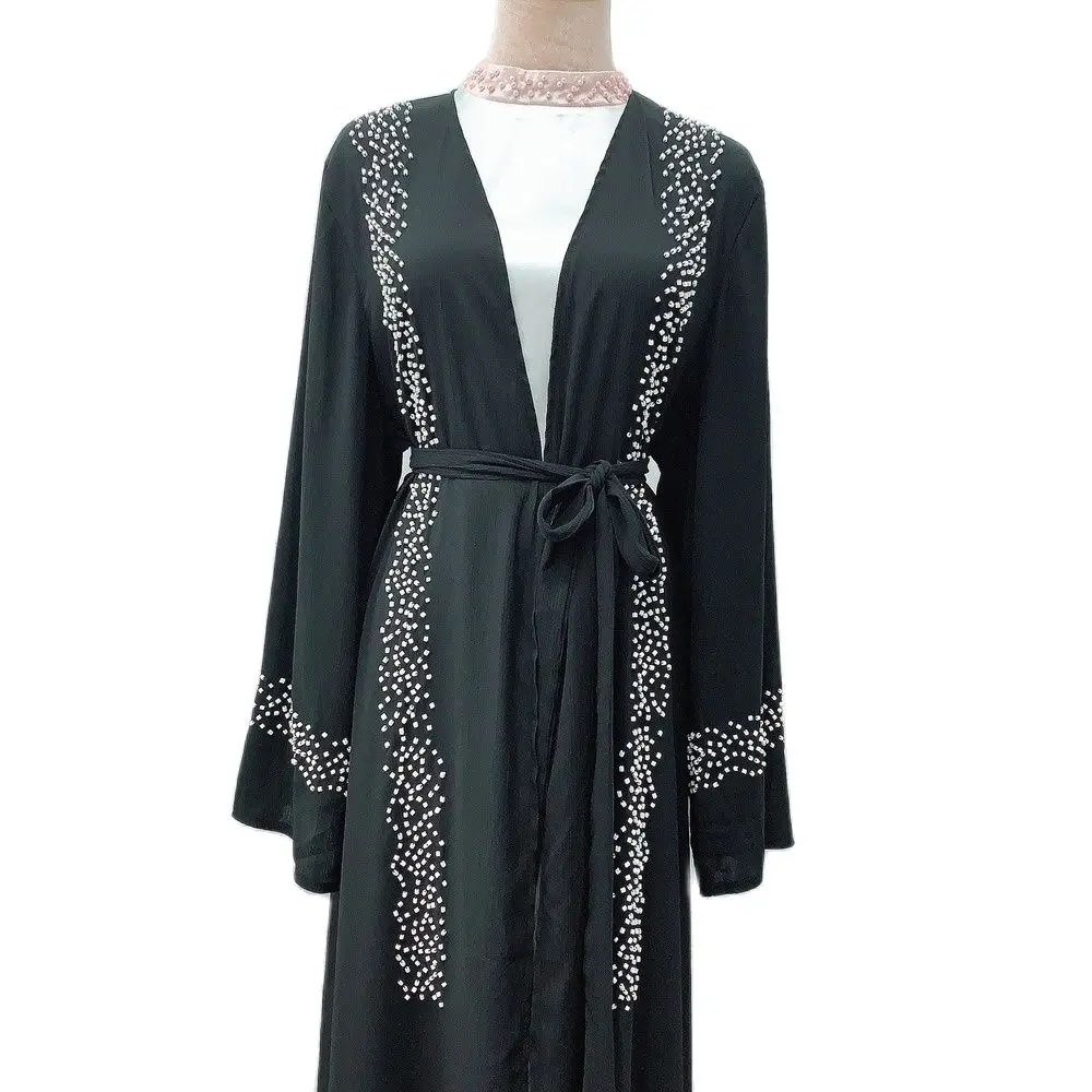 

Dubai Abaya Kimono Cardigan Hijab Muslim Dress Caftan Marocain Abayas for Women Islam Clothing Robe Musulman Kaftan Djellaba