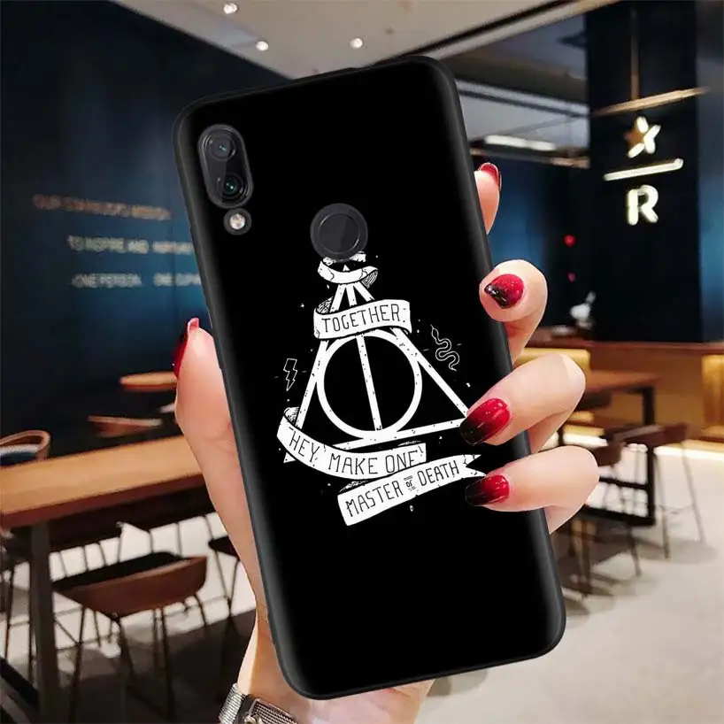 BD180-8 Черный чехол Potter Love для Xiao mi Red mi Note 8 7 7S 7A 6 S2 GO K20 Pro+ 6A mi 6X 5X A1 CC 9 8 мягкий чехол для телефона - Цвет: BD180-8