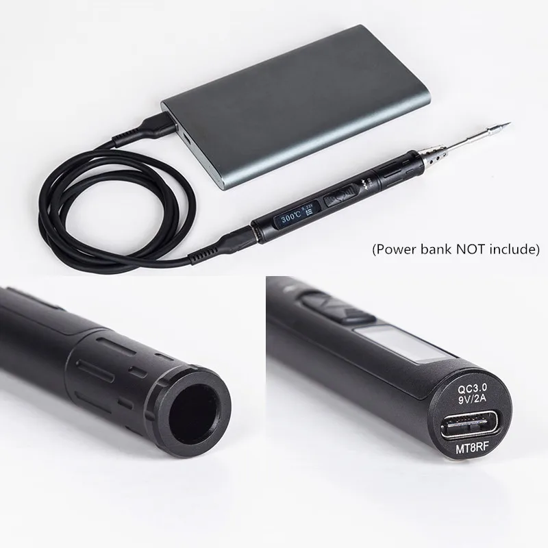 Цифровая паяльная станция MINI TS80 программируемая с USB Type-C и OLED-экраном набор