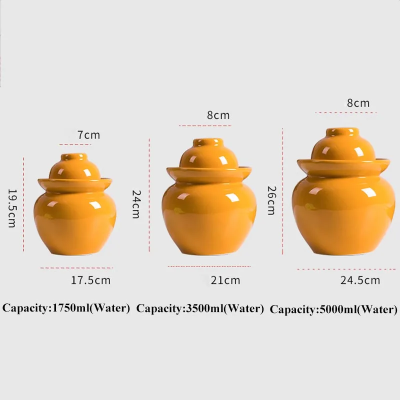 Цзиндэчжэнь керамические банки для соленья хорошее качество Kimchi бутылка