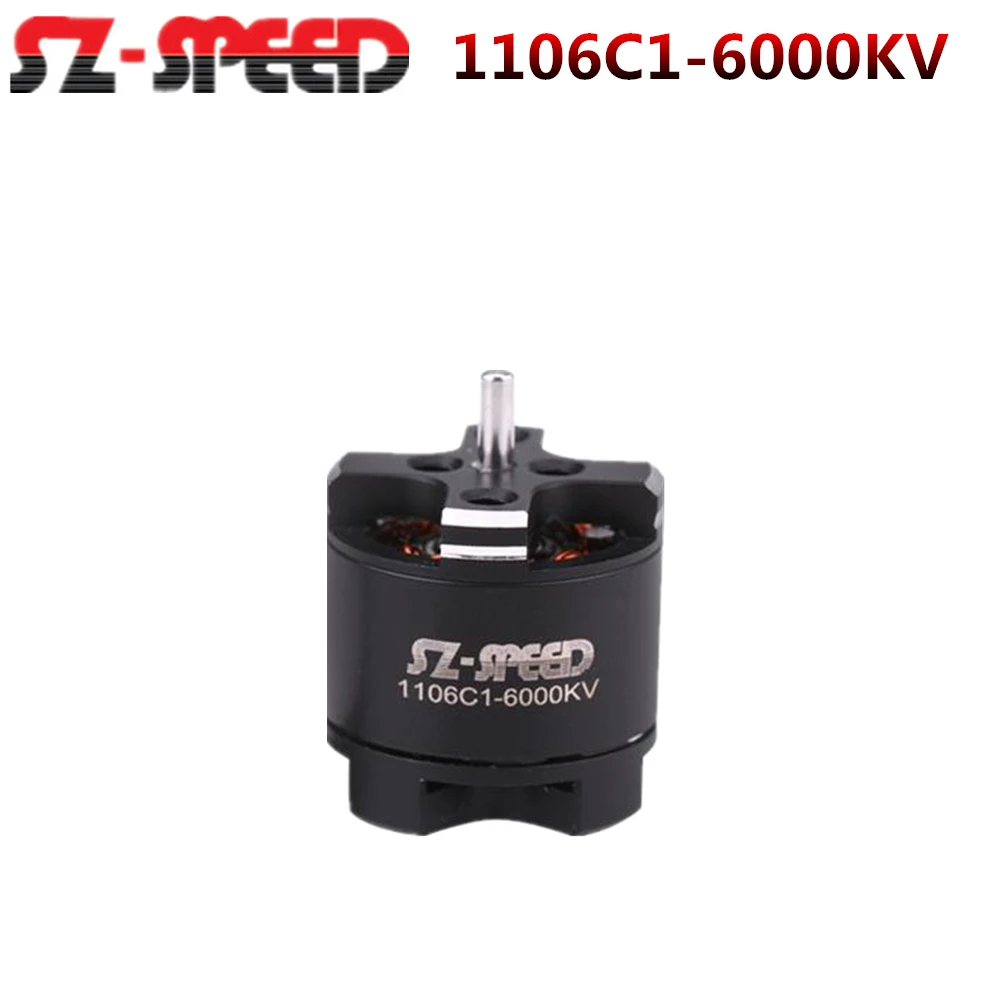 

2/4Pcs 1106 4500kv / 6000kv Mini FPV Cross Machine Violent Brushless Motor