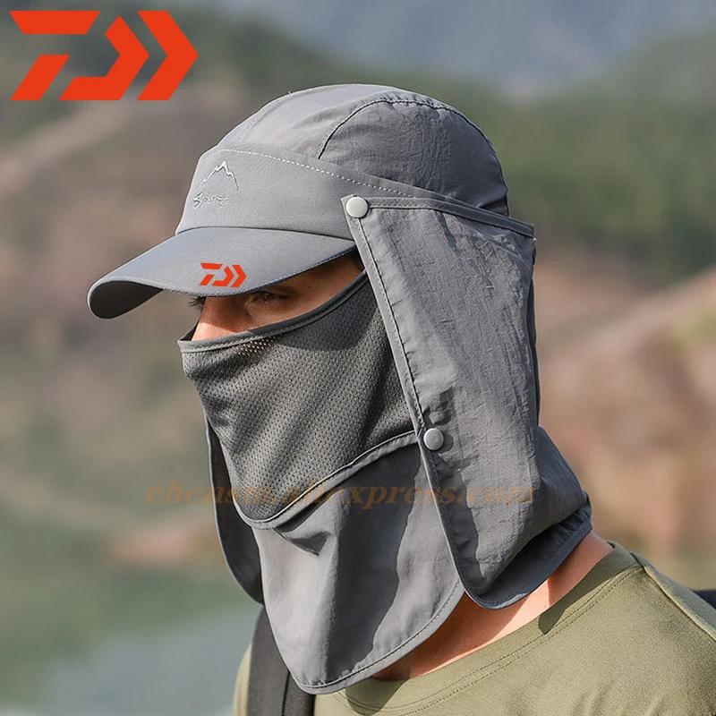 

Daiwa Outdoor Men Women Large Round Brim Sun Quick Drying Fishing Hats Summer Sun Cap For Travel Mountain Climbing Bucket Hat